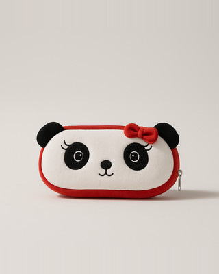 Plush Animal Pencil Case Cartoon Panda Bear Fruit Pen Bag Box For Kids Gift Cosmetic Stationery Pouch School Supplies Zakka