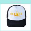 Cr7 Print Cartoon Character Mesh Cap With Wide Brim For Summer Outdoor Casual Wear