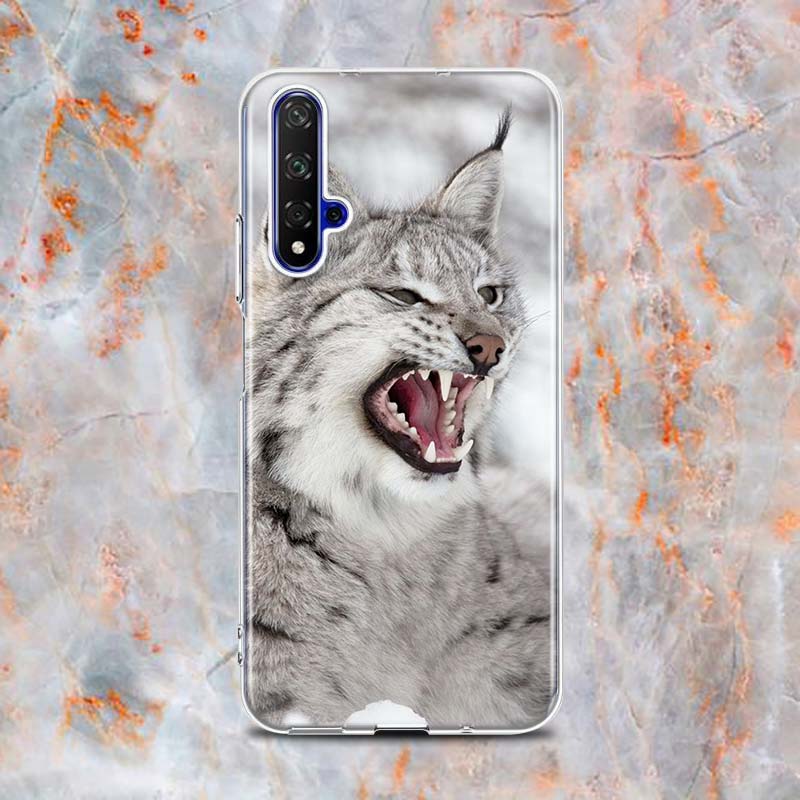 Cute Canada Lynx Silicone Cover For Honor 20 20S 20E 8 8A Prime 8X MAX 8C 8S 7A 7C 7S Pro Phone Case