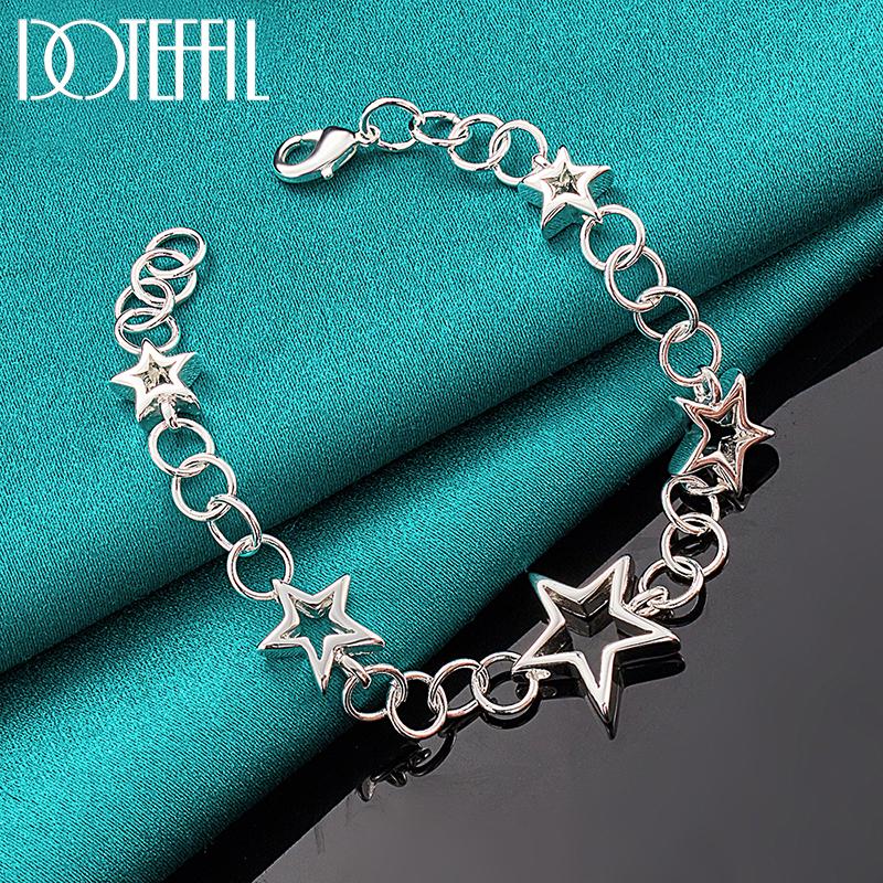 Bracelet Étoile Argent Bijoux Romantiques