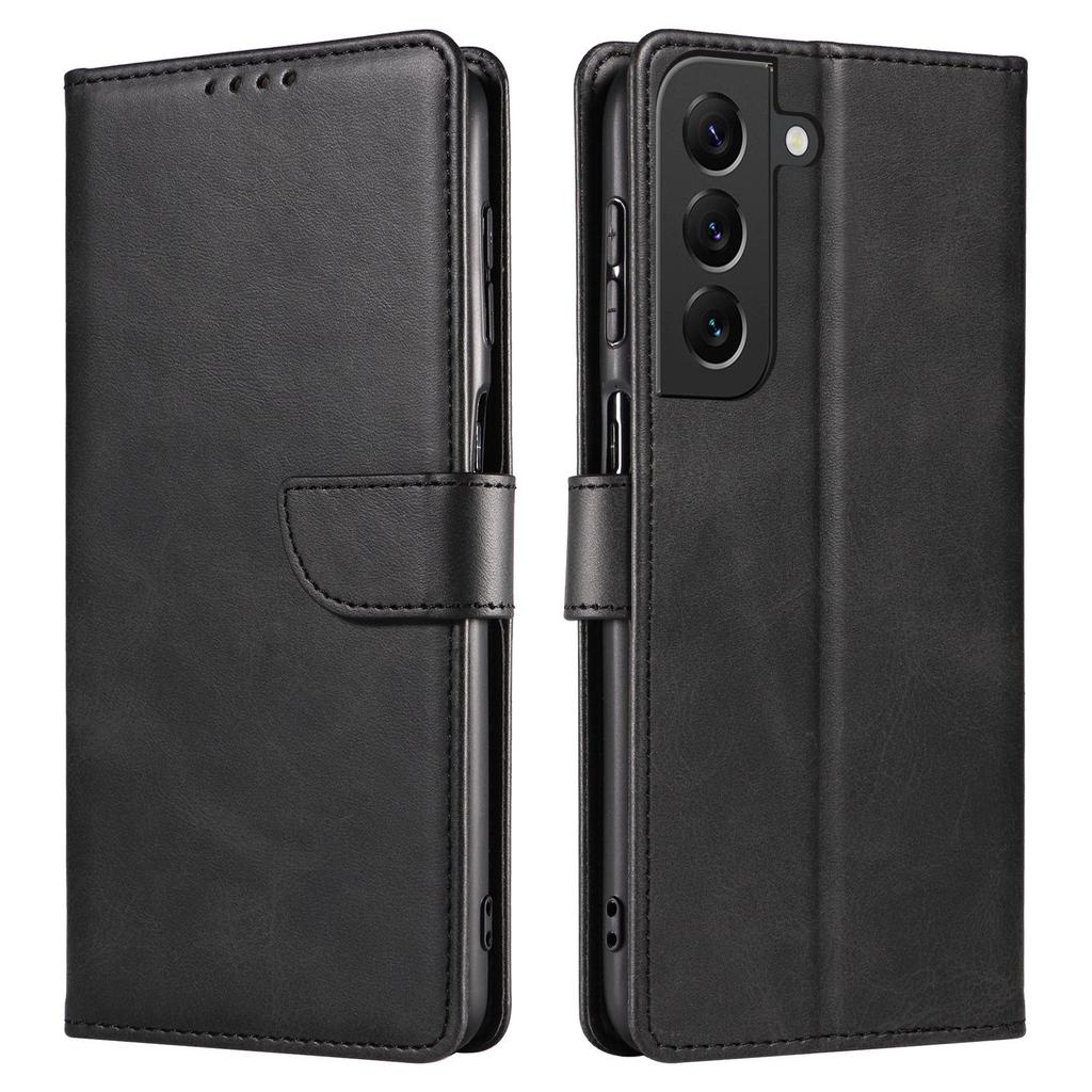 Samsung S24 Plus Leather Case: A15, A54 5G, A14, A35 Flip Cover with Magnetic Suction for Enhanced Protection.