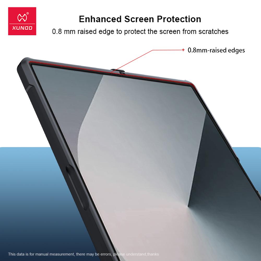 Xundd For Samsung Galaxy Z Fold6 SE Case For Galaxy Z Fold6  Phone Cover Shockproof Protective Shell Clear Transparent Cases