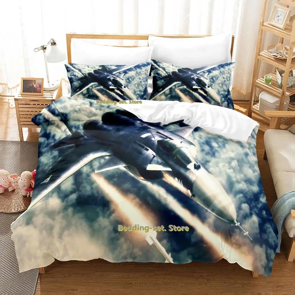 Spiel Ace Combat Bettwäscheset Einzelbett Twin Full Queen King Size Bettset Erwachsener Kind Schlafzimmer Bettbezugsets camas dormitorio