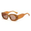  New Ins Popular Fashion Oval Women Jelly Color Sunglasses Retro Gradient Shades UV400 Men Wide Legs Sun Glasses
