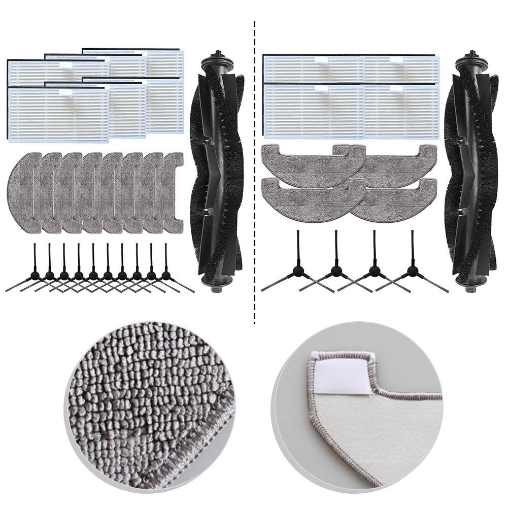 1 Set For BPMIO B15 B15 Plus Vacuum Cleaner Main Side Brush Filter Mop Cloth Kit Vacuum Cleaner Accessories To Replace
