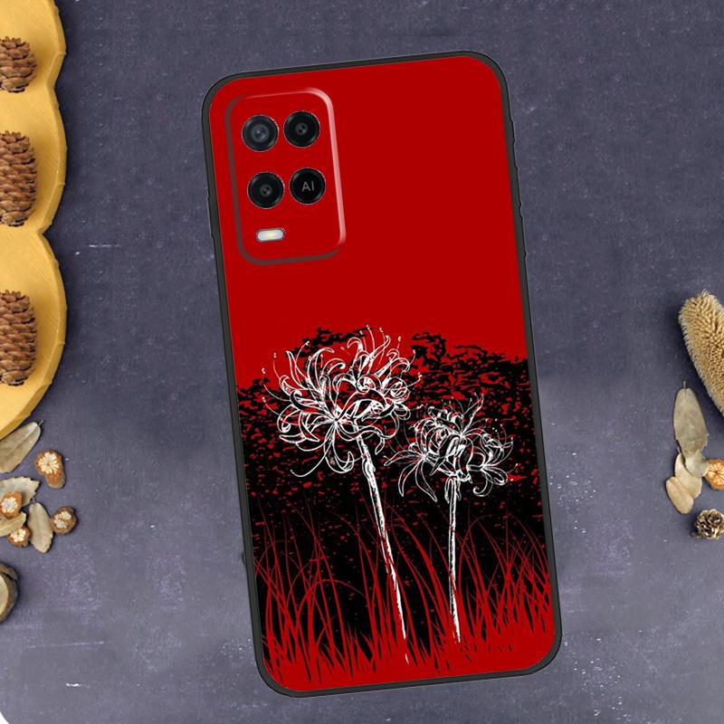 Lycoris radiata Phone Case For Oppo A40 A60 A80 A78 A98 A18 A38 A58 A74 A94 A54 A16 A76 A96 A15 A17 A77 A57S