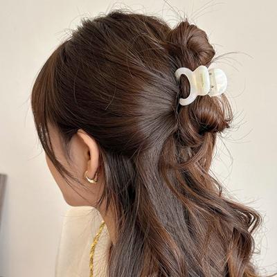 Hollow Out High Ponytail Fixed Artifact Hairpin Small Retro Mini Hair Claw  Hair Accessories