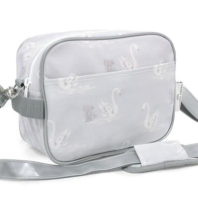LAURA ASHLEY/COLORFUL CANDY STYLE School Bag for Girls, Cute Shoulder Bag for Kids, Perfect for Preschool, Swans N0539000-NVL2512, Includes Pocket Tis