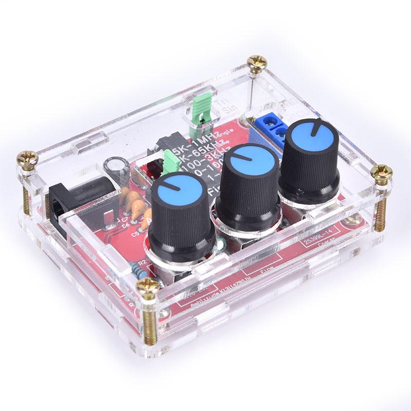 Xr2206 Function Signal Generator Welded Assembled Sine Output 1Hz-1Mhz +Diy Case