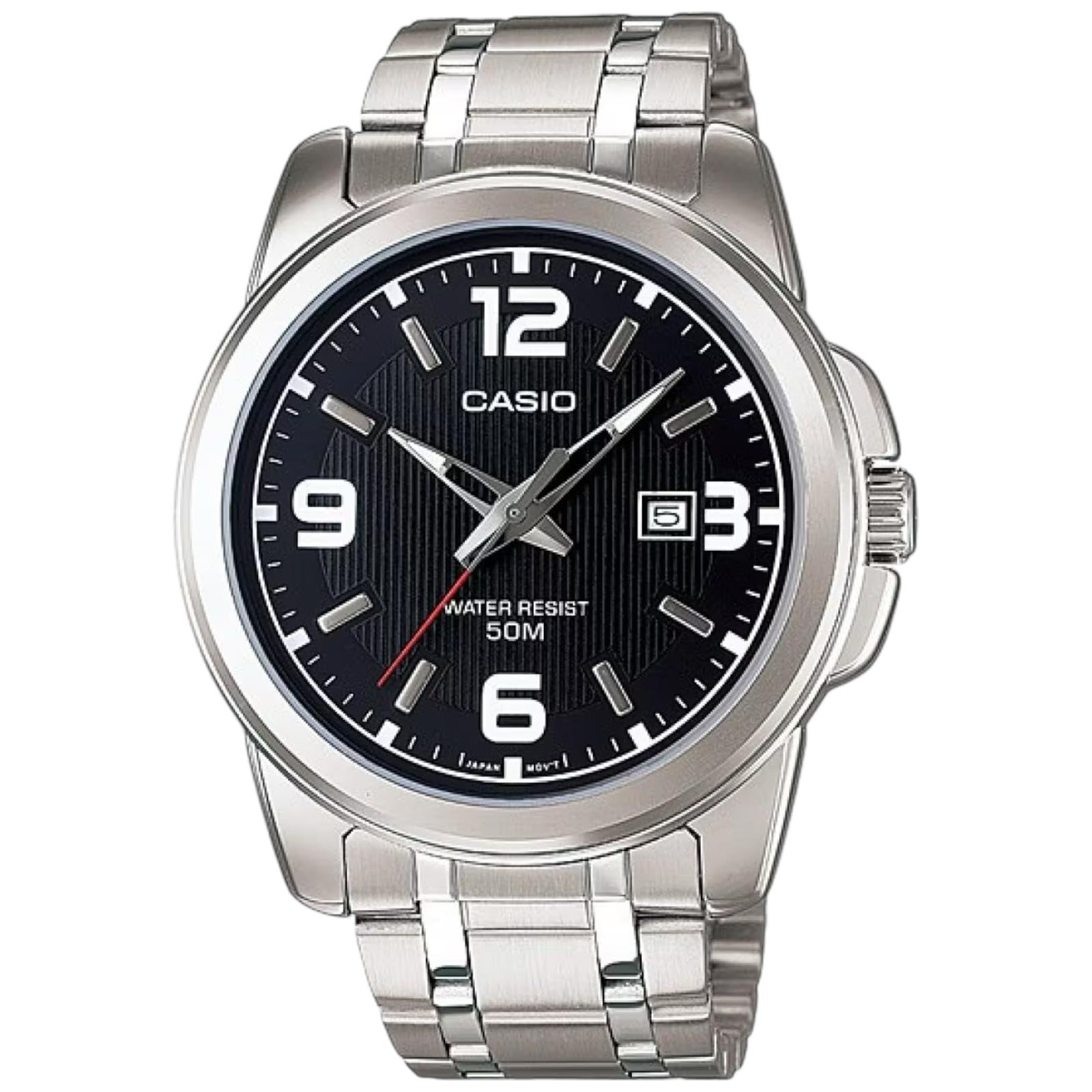 Casio Men s Wristwatch MTP-1314D-1AVDF Silver