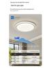 Modern Minimalist LED Ceiling Light for Bedroom and Living Room