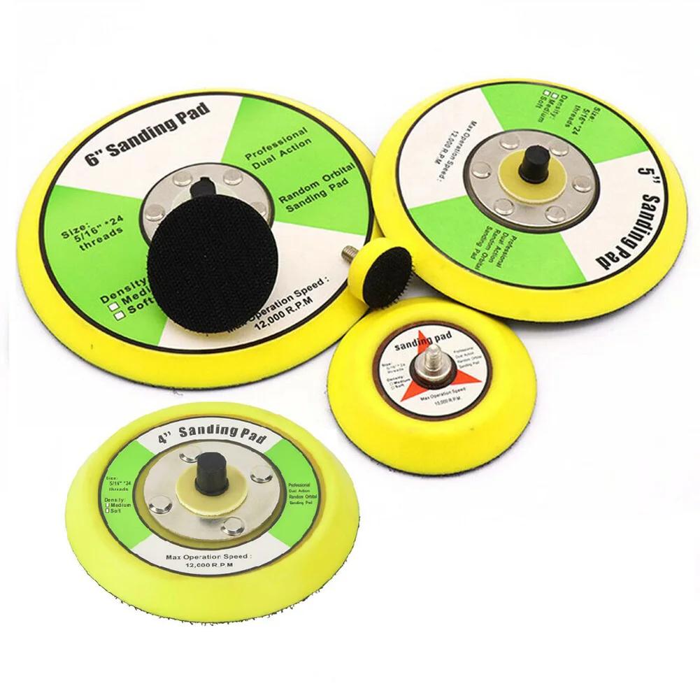 

1 - 6 Polishing Sanding Disc Backing Pads Hook And Loop For Pneumatic Sander Polishing Machine Chassis Polishing Runner 2 inch