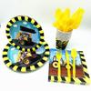Exciting Excavator Vehicle Truck Party Supplies For Boys Birthday Celebration Decor