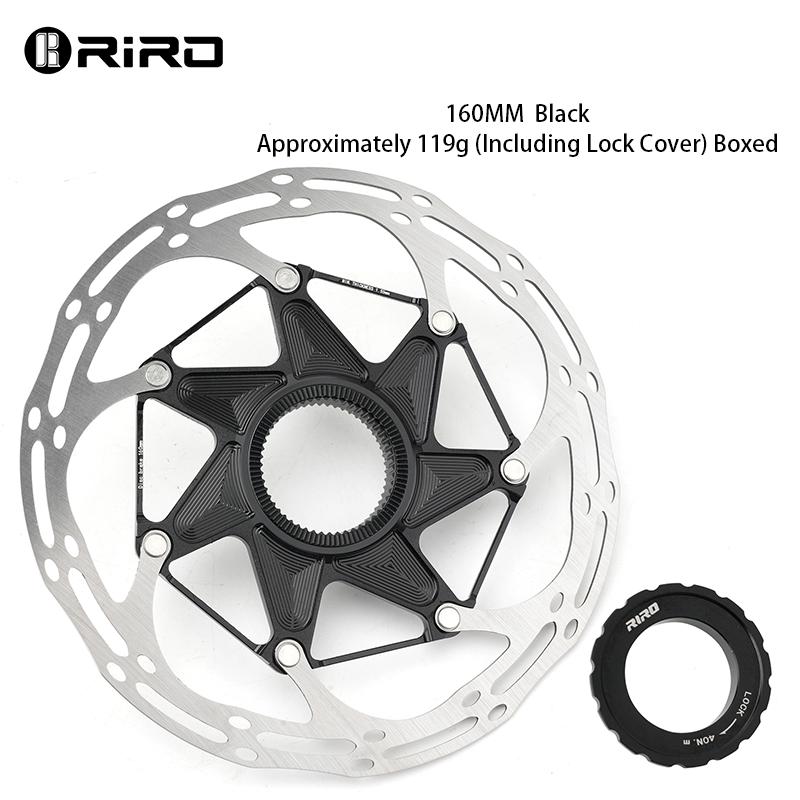 RIRO Center Lock Bike Disc 140MM 160MM  Brake Rotor Floating Structure Disc High Strength Heat- dissipation Bike Brake Rotor