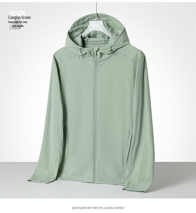 Ice Silk UPF50+ Sun Protection Cardigan - Men's & Women's Thin, Anti-UV Nylon Cover-up