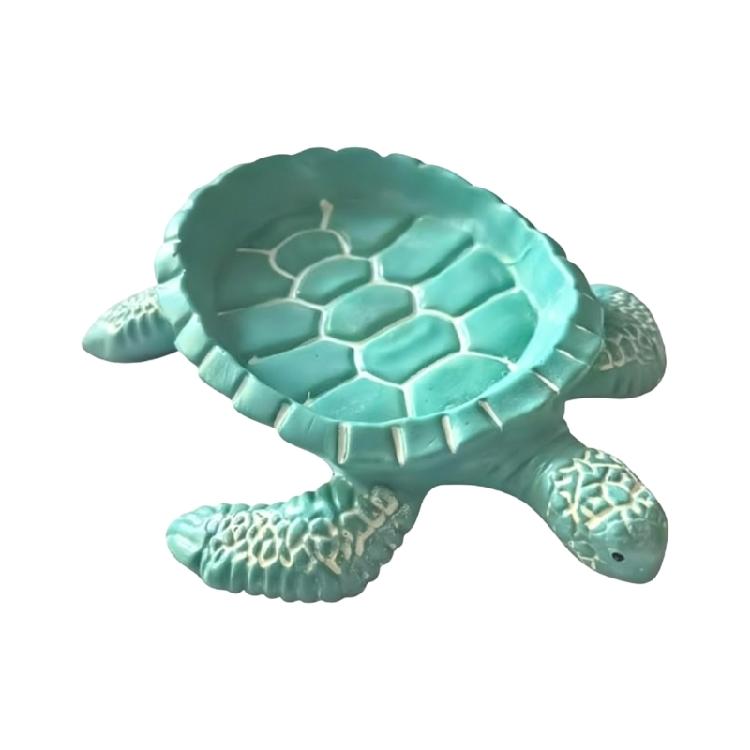 

Turtles Shape Soap Dish For Efficient Water Drainage Soap Holder Easy to Clean Cartoon Soap Storage Rack Draining небесно-голубой