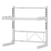 2/3 Tier Extendable Microwave Stand Multi-Function Over Microwave Shelf Height Adjustable Kitchen Storage Rack for Home Office