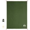 Couverture de pique nique avec piquets vert 205x155 cm