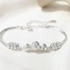 Fine 925 Silver Lucky Beads Bracelets For Women Luxury Designer Multilayer Adjustable Bracelet Wedding Jewelry Gift