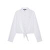 Teenie Weenie Women's Chic Knotted Long Sleeve Shirt