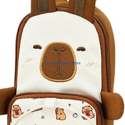  Capybara Pencil Pouches With Large Compartment And Handle Large Capacity Pencil Case For Kids Students School Supplies