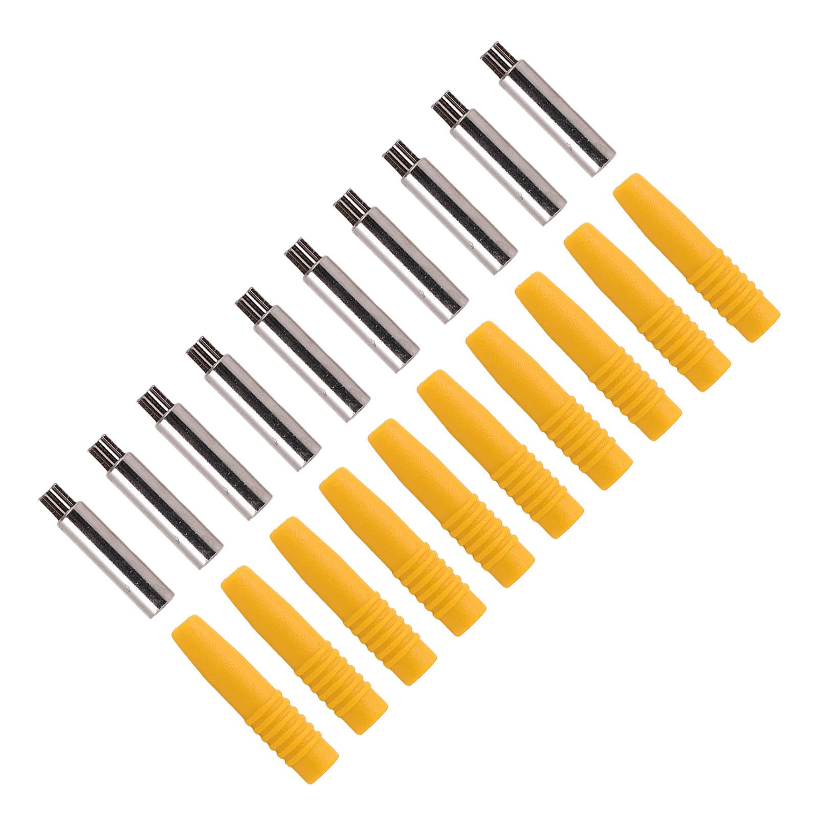 

10Pcs Insulated 2mm Banana Plug Coupler with Protection Shrouded for Testing EquipmentGreen