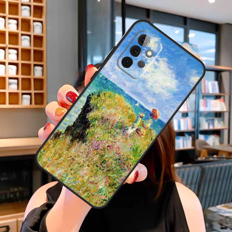 Pojemnik na obraz olejny w stylu Moneta dla Samsung Galaxy A13 A36 A56 A23 A52 A32 A12 A54 A34 A14 A16 A26 A33 A53 A15 A35 A55