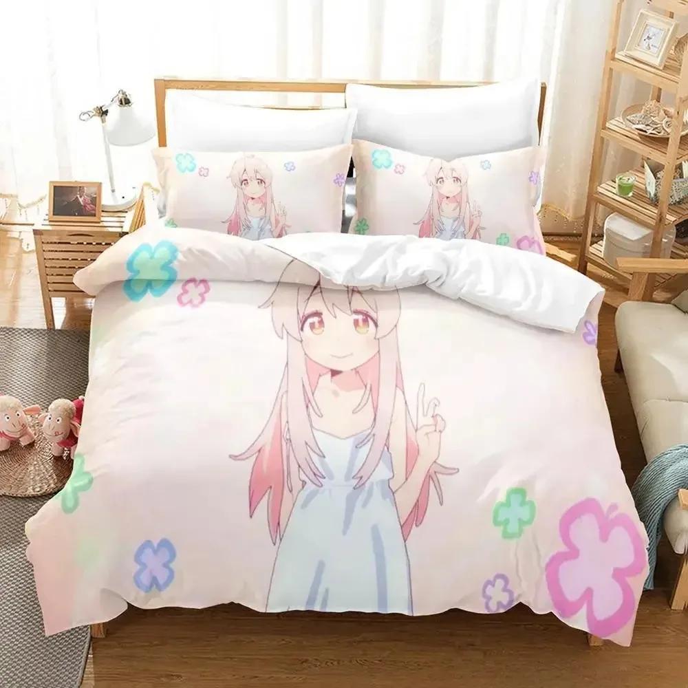 Onimai I'm Now Your Sister! Bedding Set Single Twin Full Queen King Size Bed Set Adult Kid Bedroom Duvet Cover Sets 3D Anime