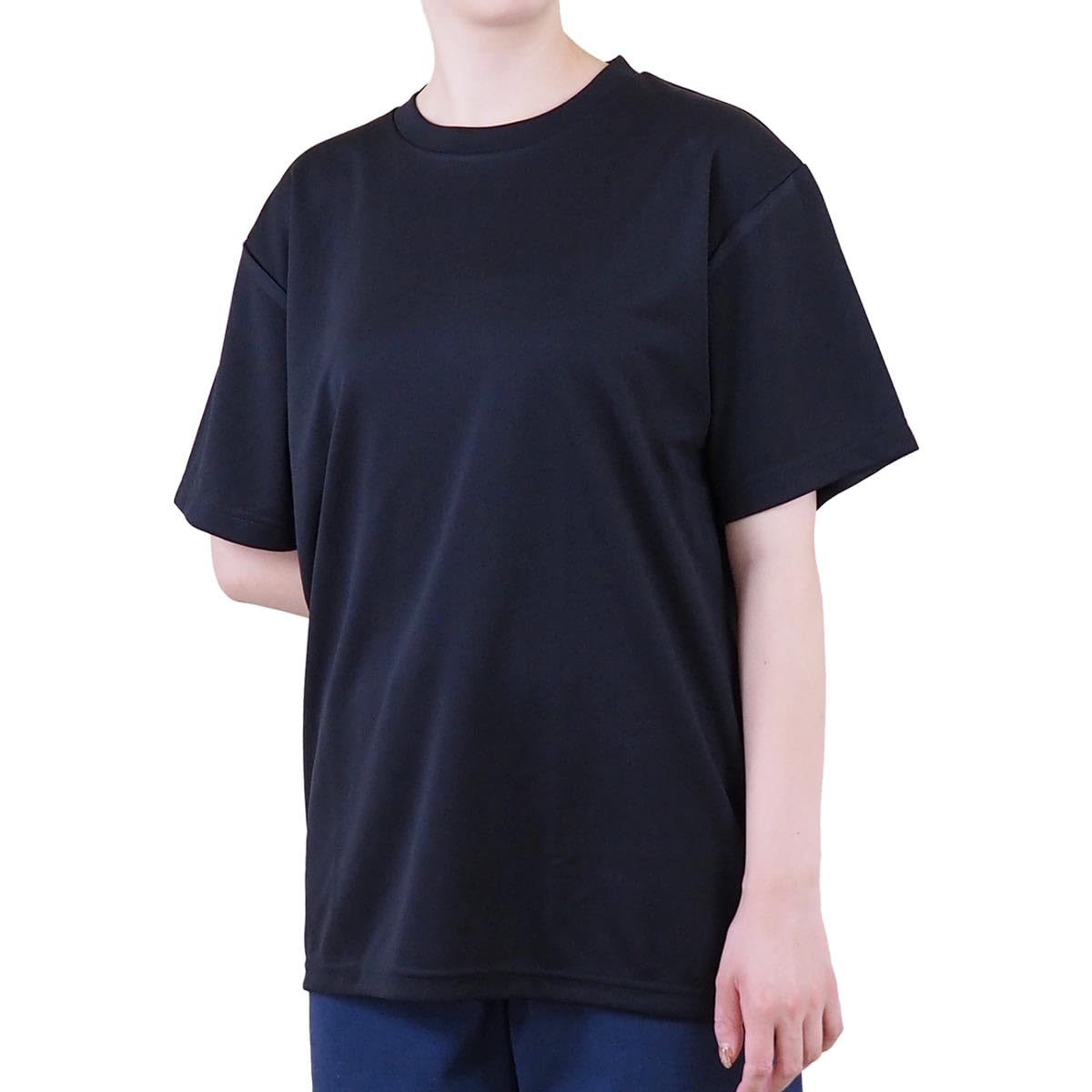 

Kenmaru BS Ganbanyoku Genki Black Silica Processing T-Shirt, (Black/LL), 5728-C-A