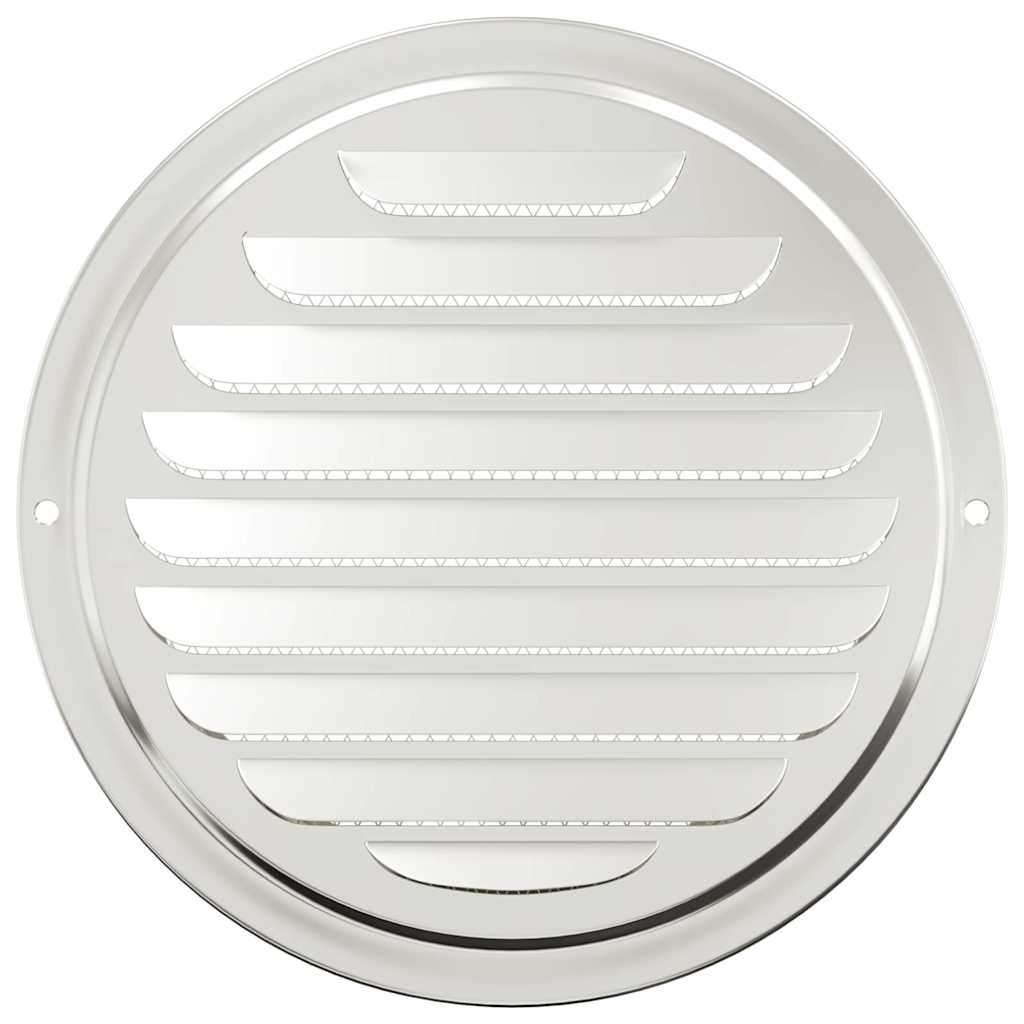 Ventilation Grille Set 4 pcs Silver 200 mm Stainless Steel