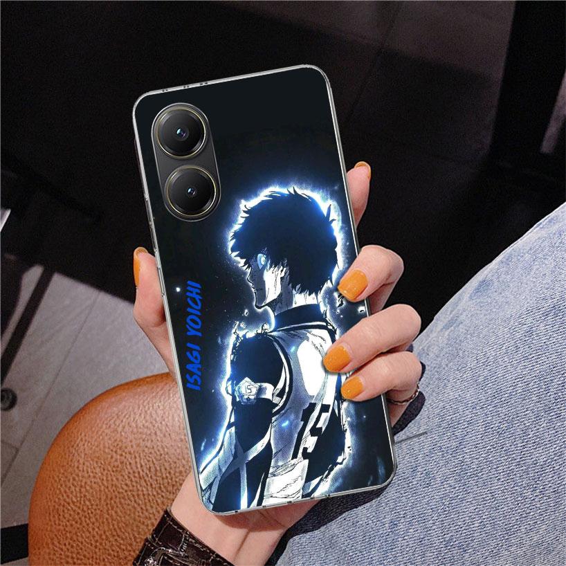 Blue Lock Isagi Yoichi Phone Case For Xiaomi Poco X7 X6 X5 Pro F7 Ultra Redmi 15C 15 13C 13 12C 12 10 10A 10C 9 9A 9C 9T Cover P