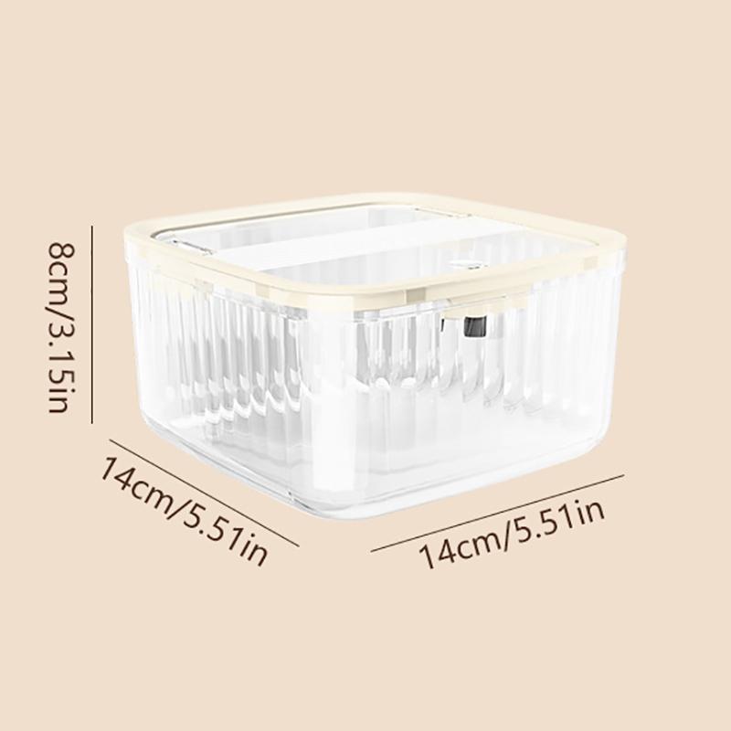 Acrylic Storage Box Clear Hair Tie Organizer For Headband Laundry Pods Container Desktop Storage Box Hair Accessories Organizer 2290₽