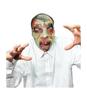 Zombie Mask - Green - Unisex - Child - Costume - From 18 Years Old - Indoor