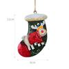 Retro Metal Xmas Tree Embellishment Welcome Door Hanging Pendants Santa Claus Cartoon Angel Doll Drop Ornaments Christmas Decor