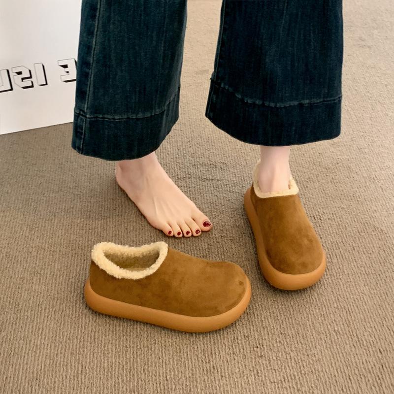 Women's Thick-soled Fashion Footsteps Winter Lightweight Warm Anti Cold Snow Boots Non-slip Casual Sneakers Cotton Boots