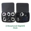 [musashino LABEL] [Carrying bag semi-hard type 12 room version] EVA material earphone case Can store up to 12 earphones/recables Semi-hard Patented