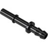 5/16 Hose Barb to 5/16 SAE Quick Connect Disconnect Male Fuel Fitting Adapter Aluminum Black