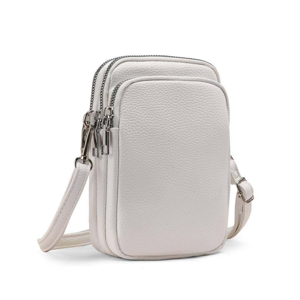 IELGY Ladies Messenger Bag Soft Leather Phone Bag