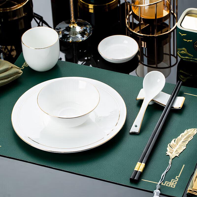 Luxury Bone China 6-Piece Dinnerware Set