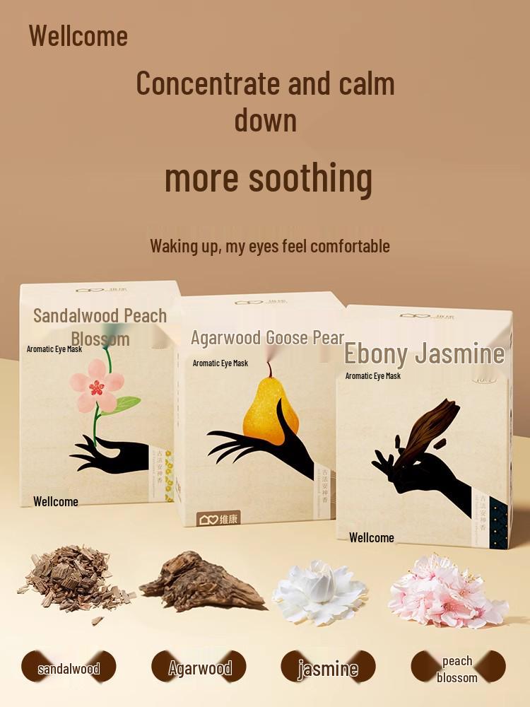 Wicome Steam Eye Mask: Relieve Eye Fatigue with Ancient Formula Heating Compress (17-Pack)