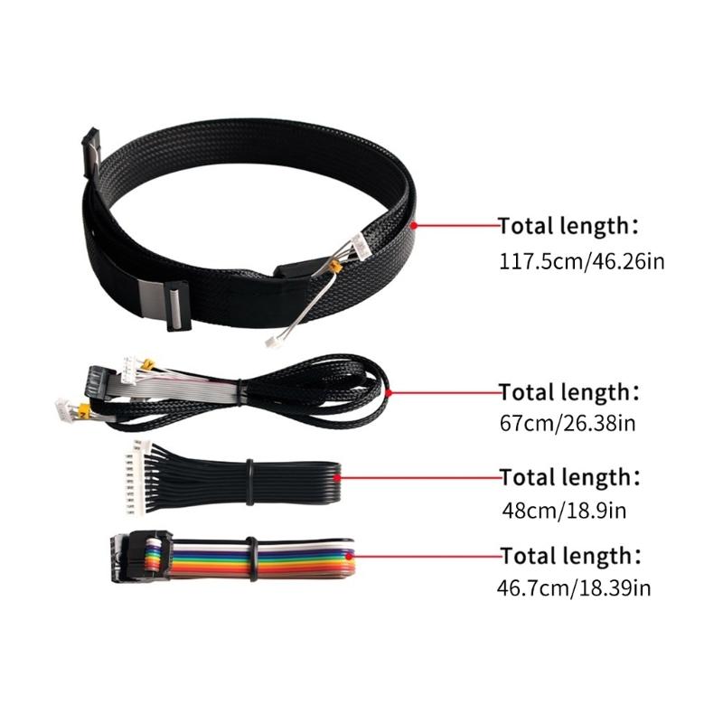 Complete Cable Set for Ender 3 3D Printers Including Essential Connection Cable High Performances and Longevities