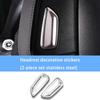 For Mercedes Benz C200L C260L E300L GLC300L S400L EQE EQS Car Inner Door Bowl Panel Decorative Stickers Car Interior Accessories