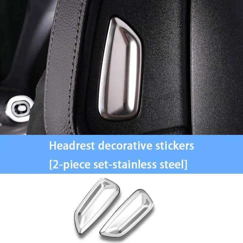 For Mercedes Benz C200L C260L E300L GLC300L S400L EQE EQS Car Inner Door Bowl Panel Decorative Stickers Car Interior Accessories