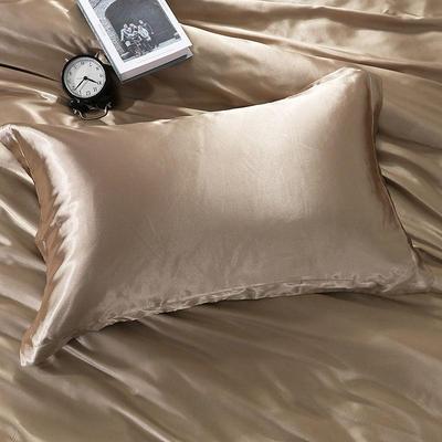 Silk Pillowcase Silk Silk Pillowcase Pair with 48*74CM Single Beauty Pillow Summer Double Sided