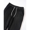 Solid Fleece Lined Drawstring Hooded Top And Long Pants Two Piece Casual Mens Set