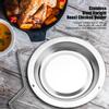 Stainless Steel Chicken Roaster Rack, Upright Roast Rack Barbecue Grilling BBQ Tools Suitable for Outdoor Camping Roasting Chicken Turkey Goose Grous