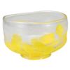 Matcha soufflé jaune froid pas de chaleur Ale-net Bol, Verre, (Verre) Pour le thé. résistant.