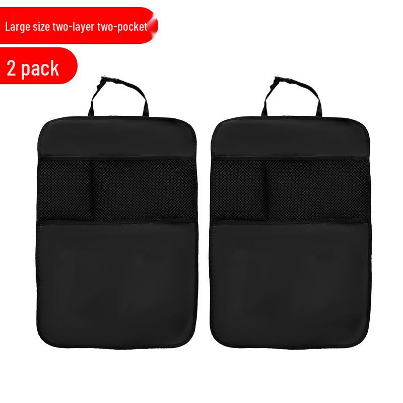 Universal Car Kick Mat with Storage - Rear Seat Protector for Children