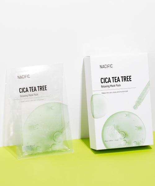 NACIFIC Cica Teatree Relaxing Mask Pack 10 Sheets NONE