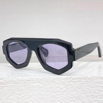 New Y2K Vintage Irregular Sunglasses Luxury Designer Punk Shades Big Frame Flat Top Cool Sun Glasses for Women Men